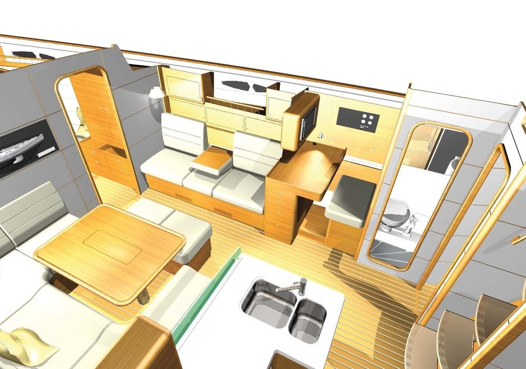 Xc-45 Interior Saloon © X-Yachts . http://www.x-yachts.com